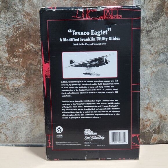 Wings of Texaco Texaco Eaglet Modified Franklin Utility Glider 2002 Missing Stan - Picture 4 of 10